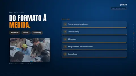 slide de conteudo editavel